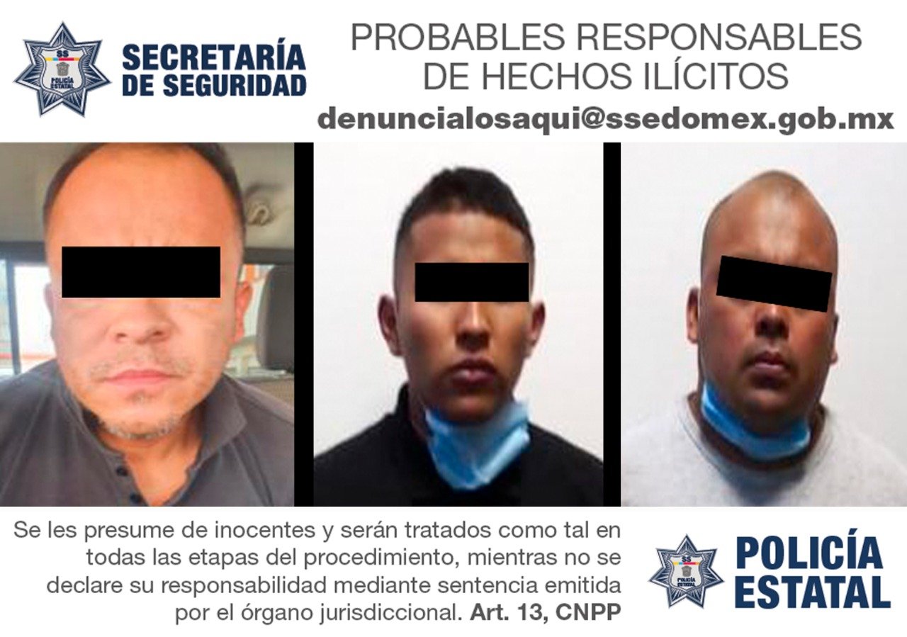 Detienen A Tres Hombres Probables Responsables En El Delito De Robo Con