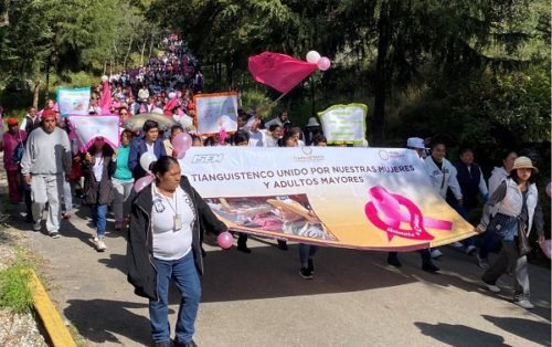 Realiza ISEM caminata intergeneracional por el abrazo mundial