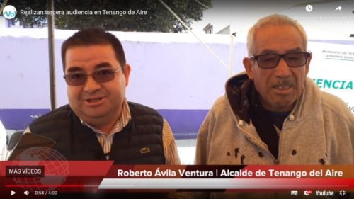 Video: realizan tercera audiencia en Tenango de Aire