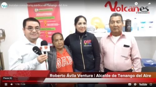 VIDEO: Instalan consultorio médico en Tenango del Aire