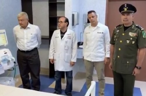 Ejército y Marina manejarán hospitales en la emergencia: AMLO