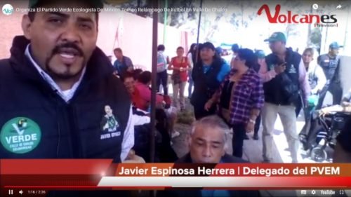Organiza el partido verde ecologista de México torneo relámpago de fútbol en Valle de Chalco
