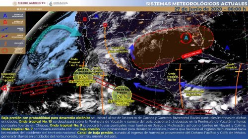 Lluvias y actividad eléctrica para la Cdmx.