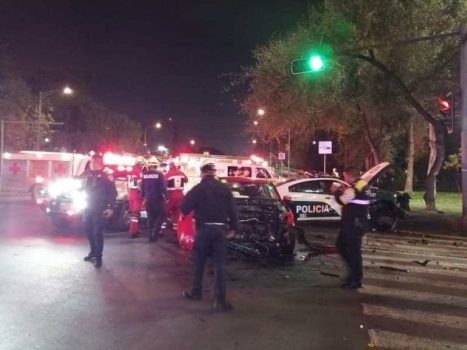 Accidente provocado por una persecución.