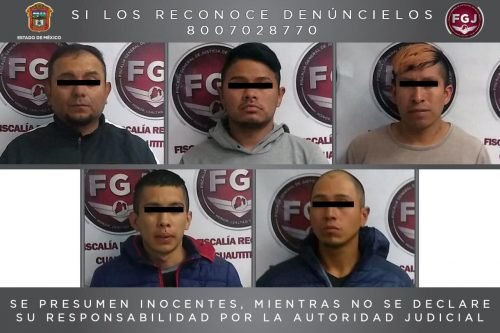 Procesan a cinco sujetos por un robo con violencia