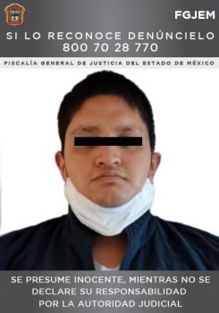 Cumplimentan orden de aprehensión contra sujeto investigado por un homicidio