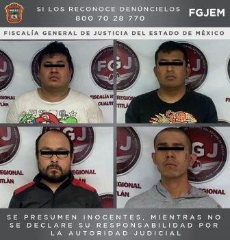 Inician proceso legal contra cuatro sujetos investigados por un robo con violencia