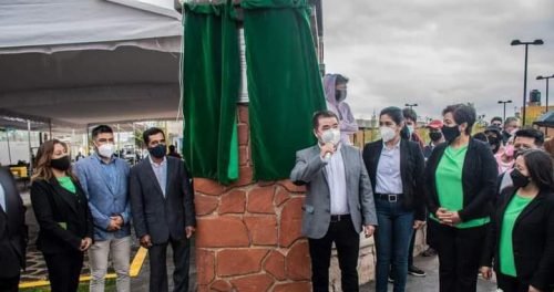 Edil de Tenango del Aire realizó la inauguración de la Plaza del Sol