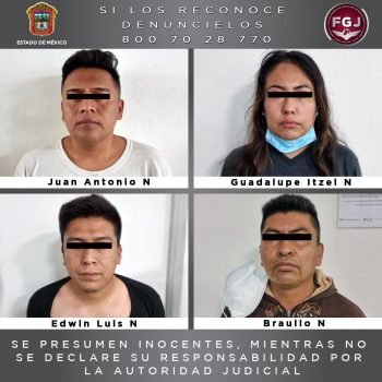 Vinculan a proceso a cuatro policías municipales de Tecámac por el delito de secuestro exprés
