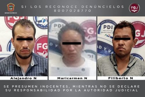 Cumplimentan orden de aprehensión contra tres personas investigadas por un secuestro en Tenancingo