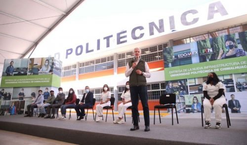 Del Mazo realiza entrega del nuevo edificio a la Universidad Politécnica de Chimalhuacán