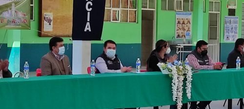 Anuncian inicio de obra en Escuela 5 de Febrero de Tenango del Aire