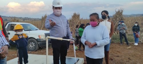 Anuncian Construcción de Cisternas para vecinos de Tenango del Aire