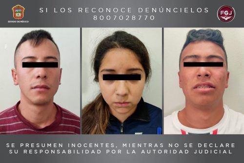 Detienen a tres probables asaltantes de transporte público en Coacalco