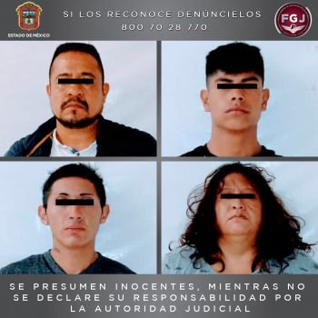 Procesan a cuatro personas investigadas por el delito de extorsión a transportistas en Nicolás Romero