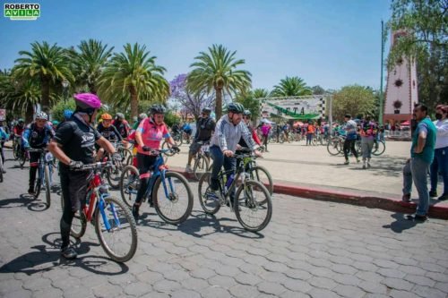 Ayuntamiento de Tenango del Aire realiza Paseo en Bicicleta