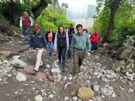 Ivette Topete lidera la limpieza y desasolve de calles y ríos con un 80% de avance tras el desbordamiento del río Alcalica