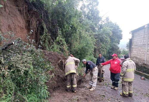 Ivette Topete refuerza medidas de seguridad tras fuertes lluvias en Amecameca