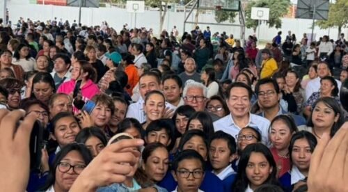 La Presidenta Claudia Sheinbaum y la Gobernadora Delfina Gómez llevan la Beca de Educación “Rita Cetina” al oriente del Estado de México