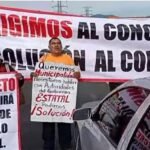 #PrecauciónVial | 🚧 Bloqueo en la Texcoco-Lechería por conflicto territorial
