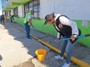 Así se trabaja en el gran municipio de Amecameca: realizan jornada de limpieza en San Pedro Nexapa