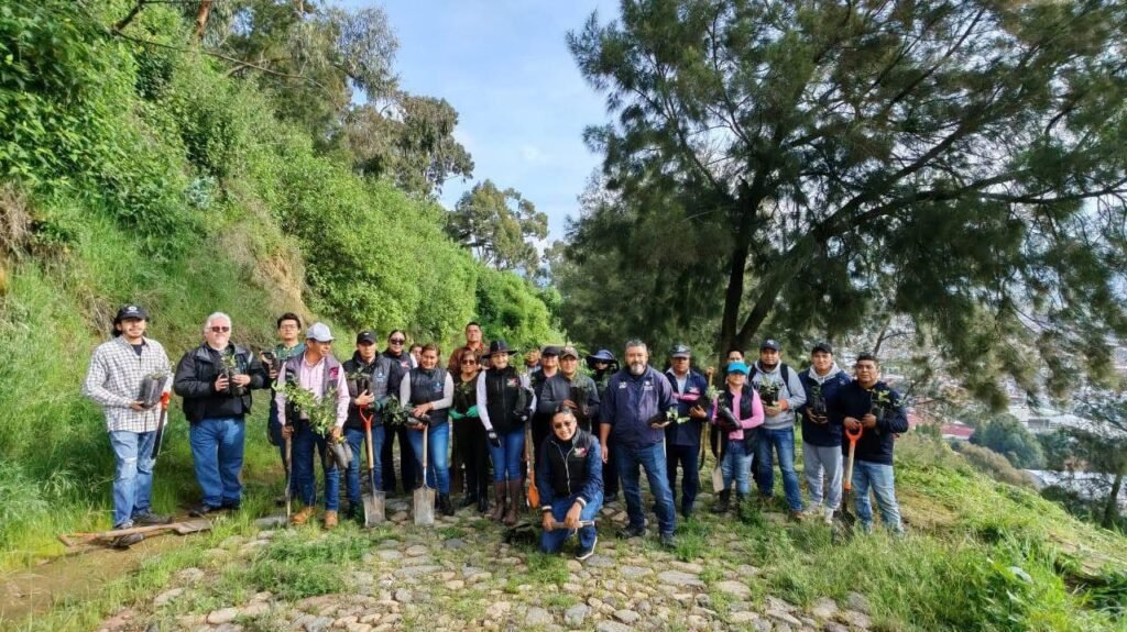 Unen fuerzas para reforestar y preservar el Cerro del Sacromonte en Amecameca