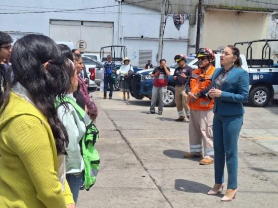 Gobierno de Amecameca realiza simulacro de evacuación para fortalecer la cultura de la prevención