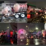 🚨 Pipa con logotipo de PEMEX choca contra muro de contención en la Gustavo A. Madero 🚒