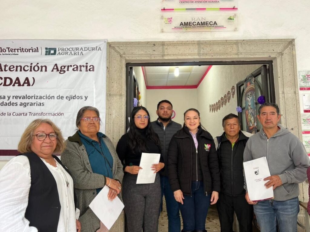 Acción firme por el campo: Alcaldesa Ivette Topete entrega certificados parcelarios en Amecameca