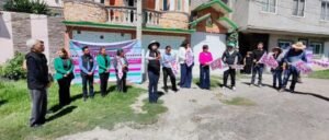 Alcaldesa Ivette Topete da inicio a dos obras de pavimentación en Amecameca