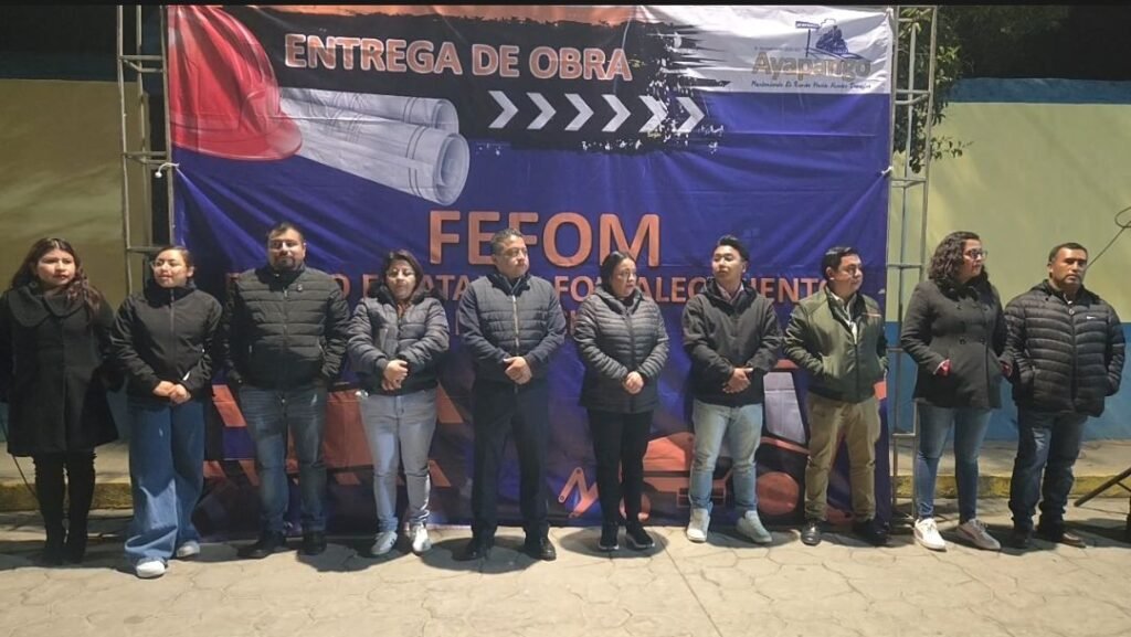 Inauguran alumbrado público en la calle Ocampo para fortalecer la seguridad en Ayapango