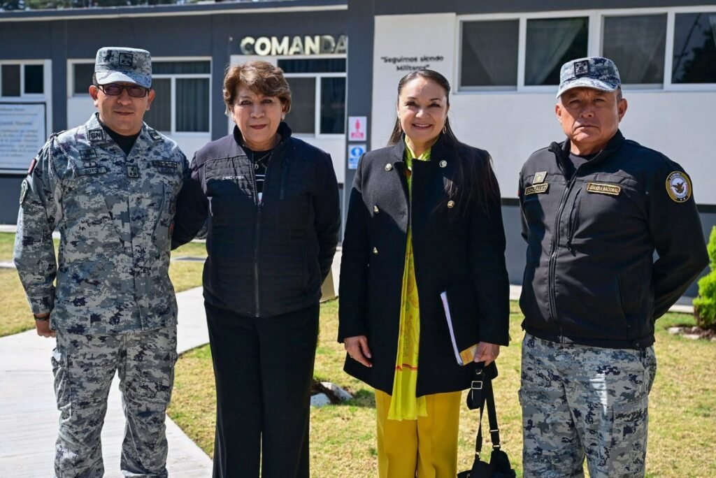 En Amecameca preside Gobernadora Delfina Gómez la Mesa de la Paz, acompañada por la alcaldesa Ivette Topete García