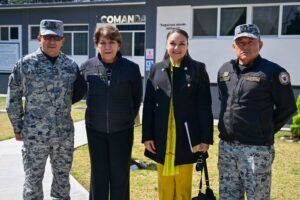 En Amecameca preside Gobernadora Delfina Gómez la Mesa de la Paz, acompañada por la alcaldesa Ivette Topete García