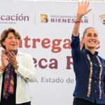 Claudia Sheinbaum y Delfina Gómez entregan becas “Rita Cetina” a estudiantes de Lerma; beneficiará a más de 619 mil mexiquenses