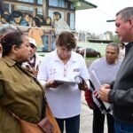 Delfina Gómez atiende daños en primaria de Valle de Chalco afectada por lluvias; alumnos fueron reubicados temporalmente