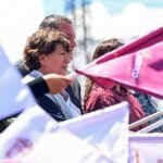 Gobernadora Delfina Gómez entrega 32 patrullas en Valle de Chalco para reforzar la seguridad y construir entornos de paz