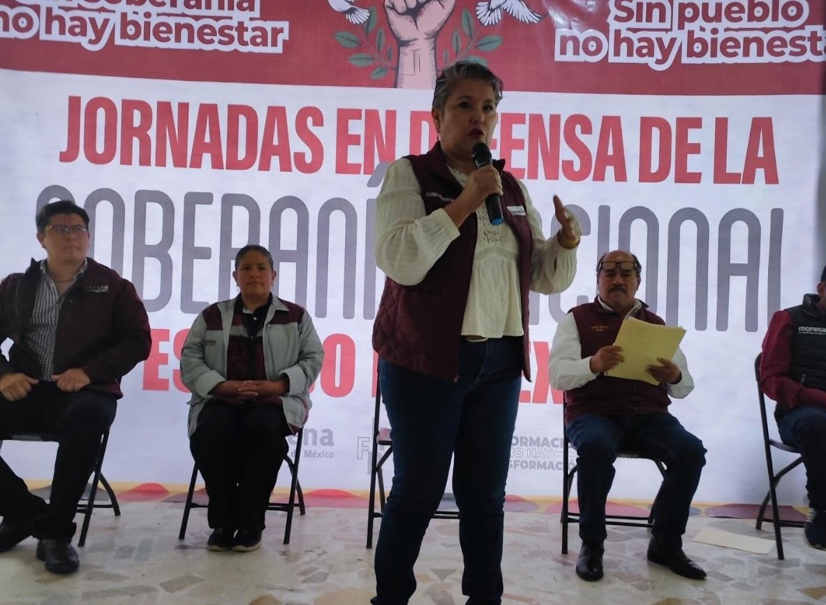Arranca Morena Edomex Jornada en Defensa de la Soberanía Nacional en Otzolotepec: LuzMa Hernández