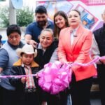 Ivette Topete inaugura la pavimentación de la calle Atenógenes Santa María en Amecameca