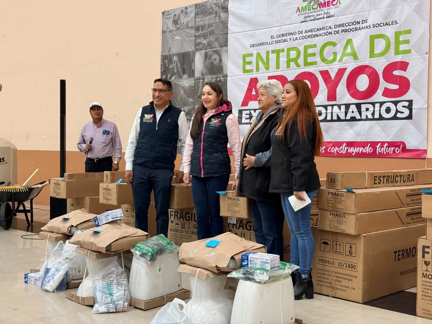 Programas sociales de Amecameca brindan certeza y bienestar a las familias