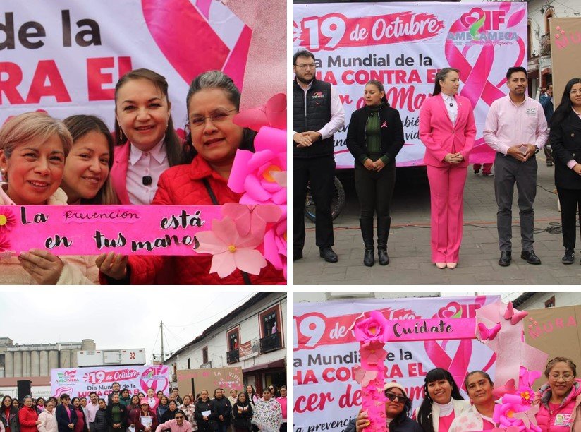 Amecameca ofrece mastografías y pruebas de VPH gratuitas durante la Jornada Rosa “Tu Vida, Tu Salud”